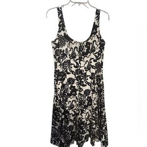Jessica Howard Monochrome Floral Dress